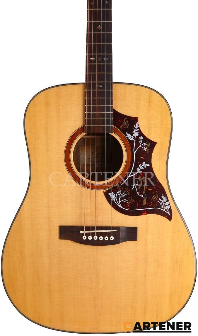 Pickguard for Hummingbird Acoustic Guitar Tortoise Celluloid