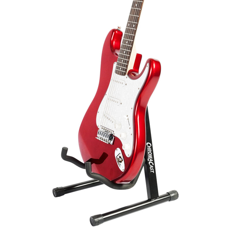 ChromaCast Folding A-Frame Stand for Acoustic and Electric Guitars with Secure Lock (CC-MINIGS) Single