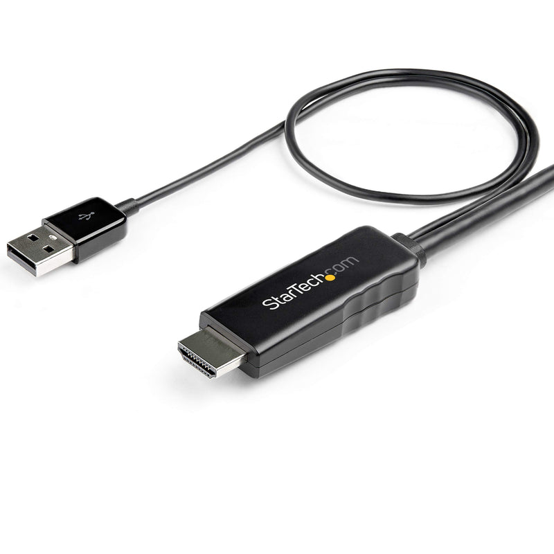 StarTech.com 6ft (2m) HDMI to DisplayPort Cable 4K 30Hz - Active HDMI 1.4 to DP 1.2 Adapter Converter Cable with Audio - USB Powered - Mac & Windows - HDMI Laptop to DP Monitor - Male/Male (HD2DPMM6)