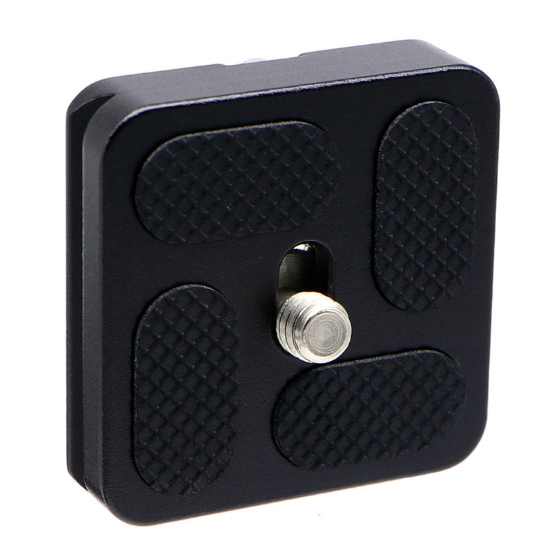 HITHUT PU-40 40mm Universal Quick Release QR Plate with D-Ring Screw for Tripod Monopod Ball Head DSLR Camera, Arca-Swiss Compatible