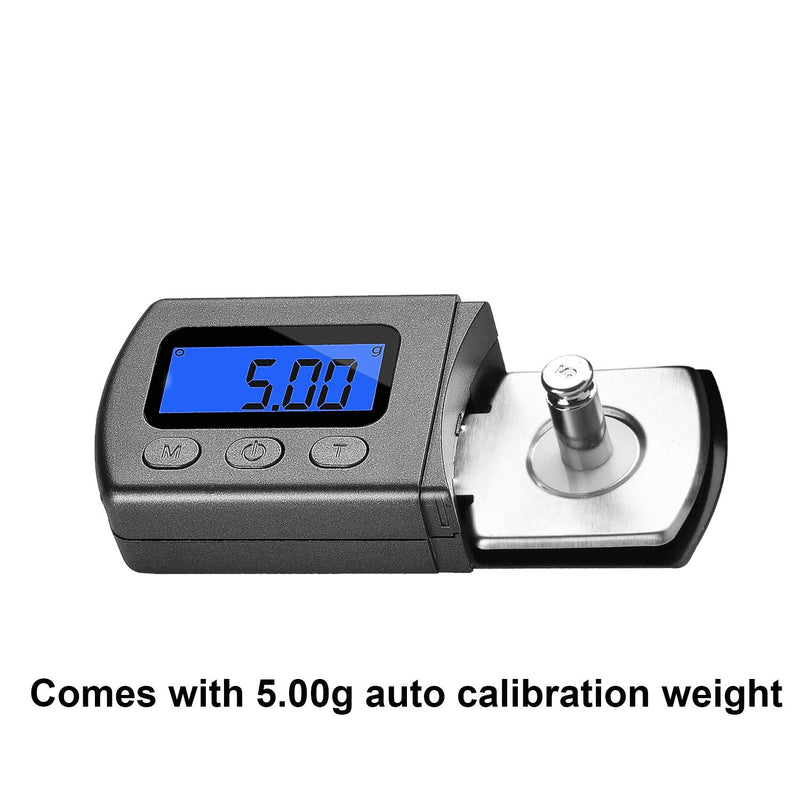 DIGITNOW Digital Turntable Stylus Force Scale Gauge 0.01g/5.00g ,Tracking Force Pressure Gauge/Scale for Tonearm Phono Cartridge, Blue LCD Backlight