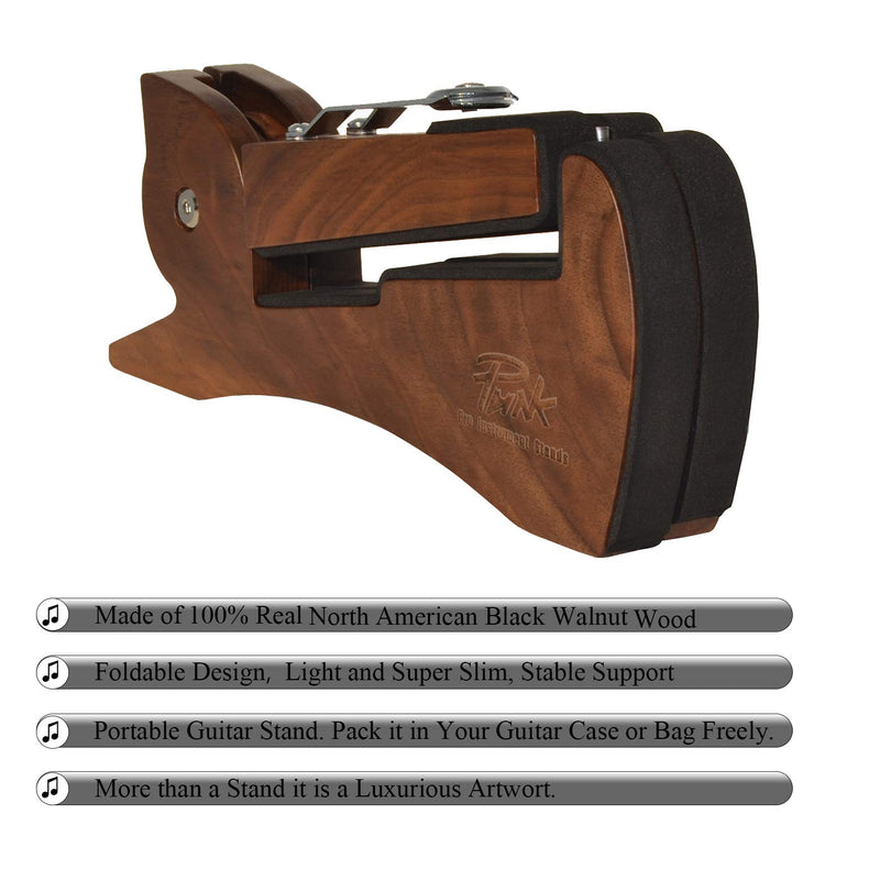 Guitar Stand, Black Walnut Wood Acoustic Guitar Stand, Electric Guitar Stand, Bass Banjo Guitar Stand, Portable Universal Guitar Stand, Guitar Accessories