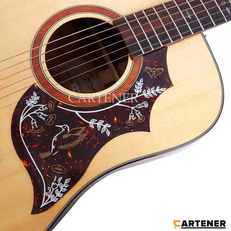 Pickguard for Hummingbird Acoustic Guitar Tortoise Celluloid