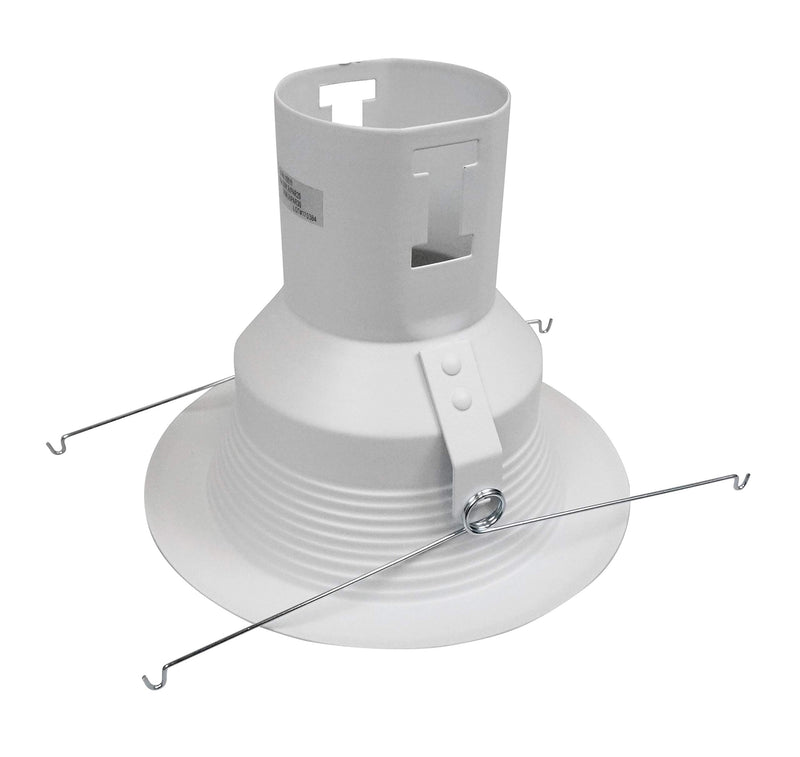 NICOR Lighting 5 inch White Recessed Baffle Trim (15511)