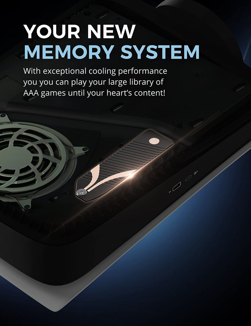 SABRENT M.2 NVMe Heatsink for The PS5 Console (SB-PSHS)