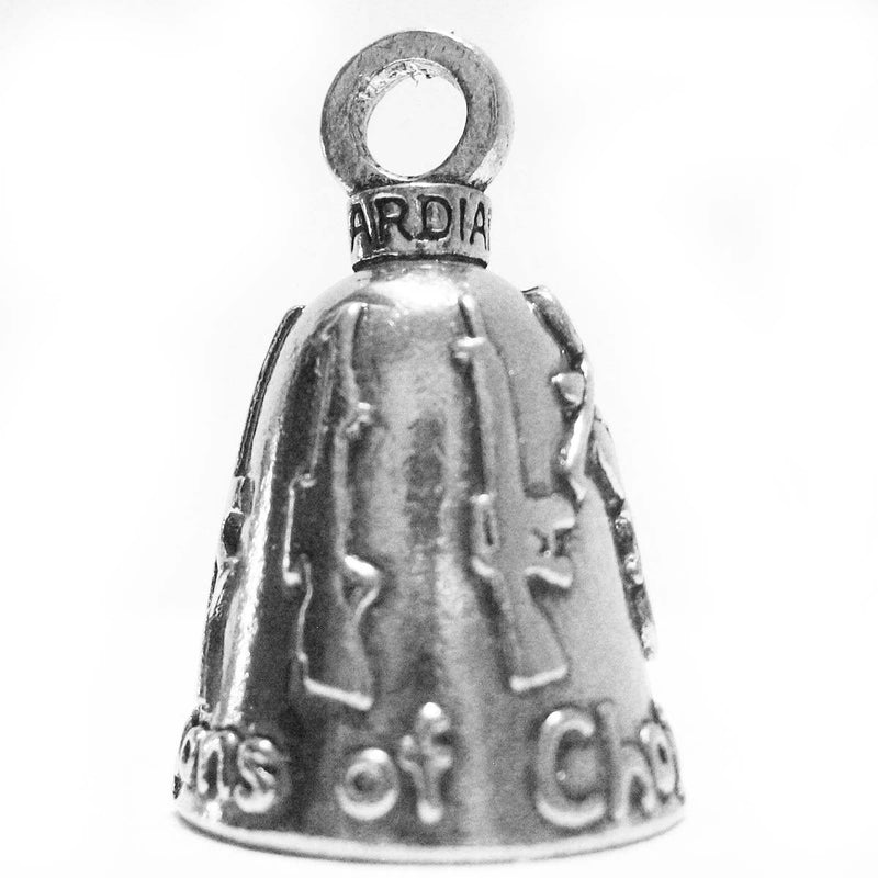 Guardian Weapons of Choice Motorcycle Biker Luck Gremlin Riding Bell or Key Ring