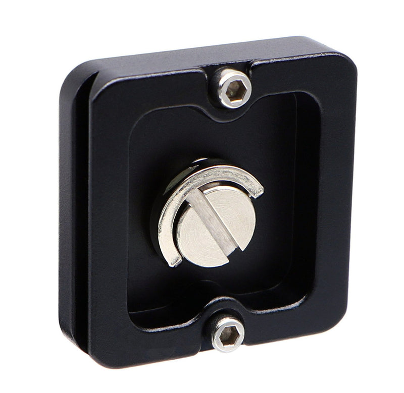 HITHUT PU-40 40mm Universal Quick Release QR Plate with D-Ring Screw for Tripod Monopod Ball Head DSLR Camera, Arca-Swiss Compatible