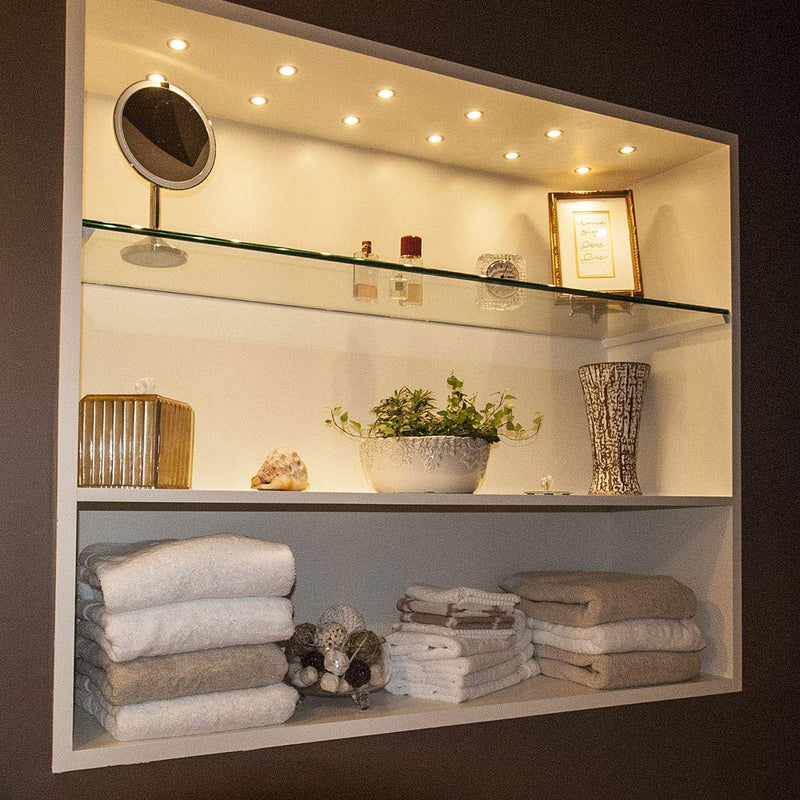 Armacost Lighting 221125 Recessed Mini Integrated LED Puck Lights, Bright White (4000K) Bright White (4000K)