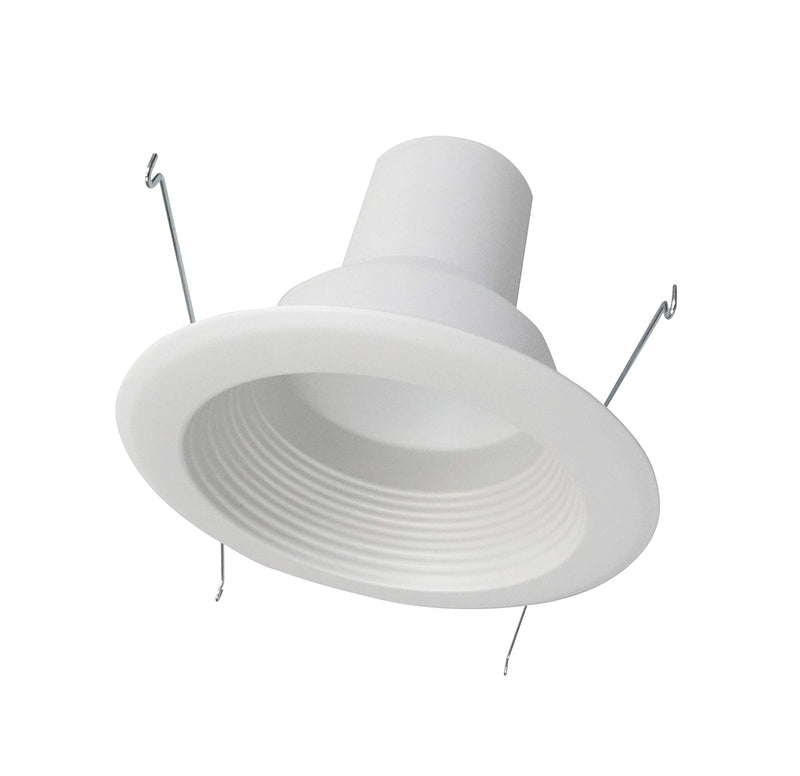 NICOR Lighting 5 inch White Recessed Baffle Trim (15511)