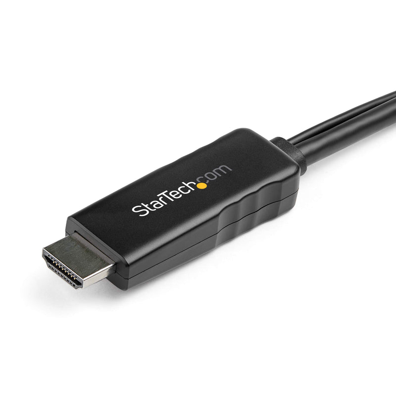 StarTech.com 6ft (2m) HDMI to DisplayPort Cable 4K 30Hz - Active HDMI 1.4 to DP 1.2 Adapter Converter Cable with Audio - USB Powered - Mac & Windows - HDMI Laptop to DP Monitor - Male/Male (HD2DPMM6)