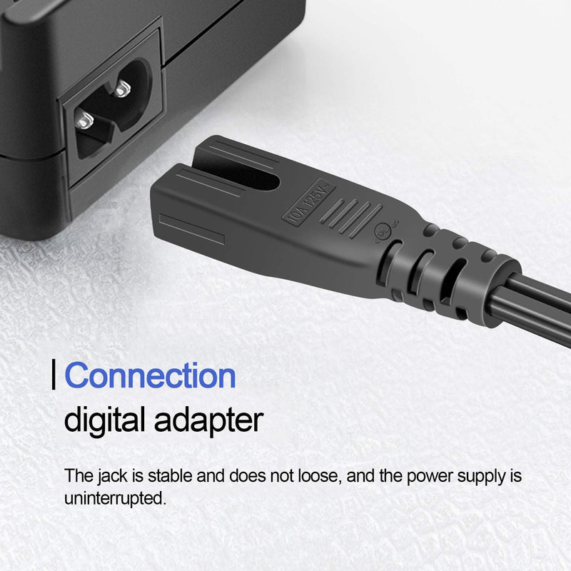 NAHAO 6 Ft AC Power Cord Compatible with Vizio TV E Series: E221-A1, E221-A1, E291-A1, E231-B1, E231i-B1; SmartCast E43-E2 LCD Monitor SB3621n-E8 SB3821-C6 SB3851-CO SB4051-C0 Sound Bar