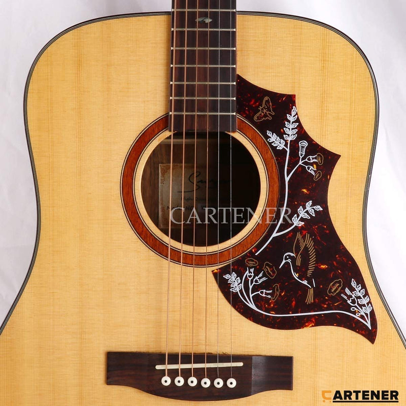 Pickguard for Hummingbird Acoustic Guitar Tortoise Celluloid