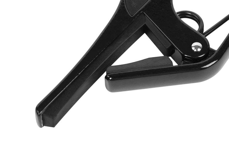 Alice Aluminum Alloy 4 String Acoustic Guitar Capo with Black Paint Pistol Shape Guitar Accessories