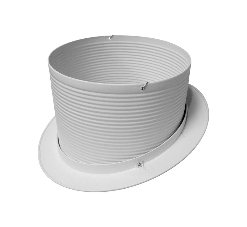 NICOR Lighting 6 in. White Recessed Slope Trim with Baffle (17711)