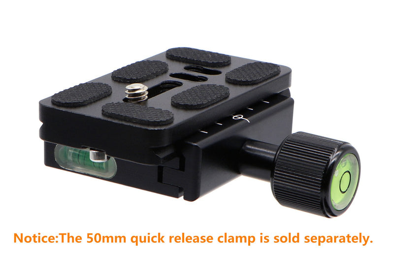 HITHUT PU-70 70mm Universal Quick Release QR Plate with D-Ring Screw for Tripod Monopod Ball Head DSLR Camera, Arca-Swiss Compatible