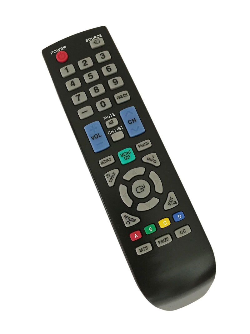 Replacement Remote Controller use for LN22C500B LN32C350 LN32C350D1D LN32C350D1DFXZA LN32D403E4DXZAAO02 LN32D403E4DXZASP01 LN32C350D1DXZABK10 Samsung TVs