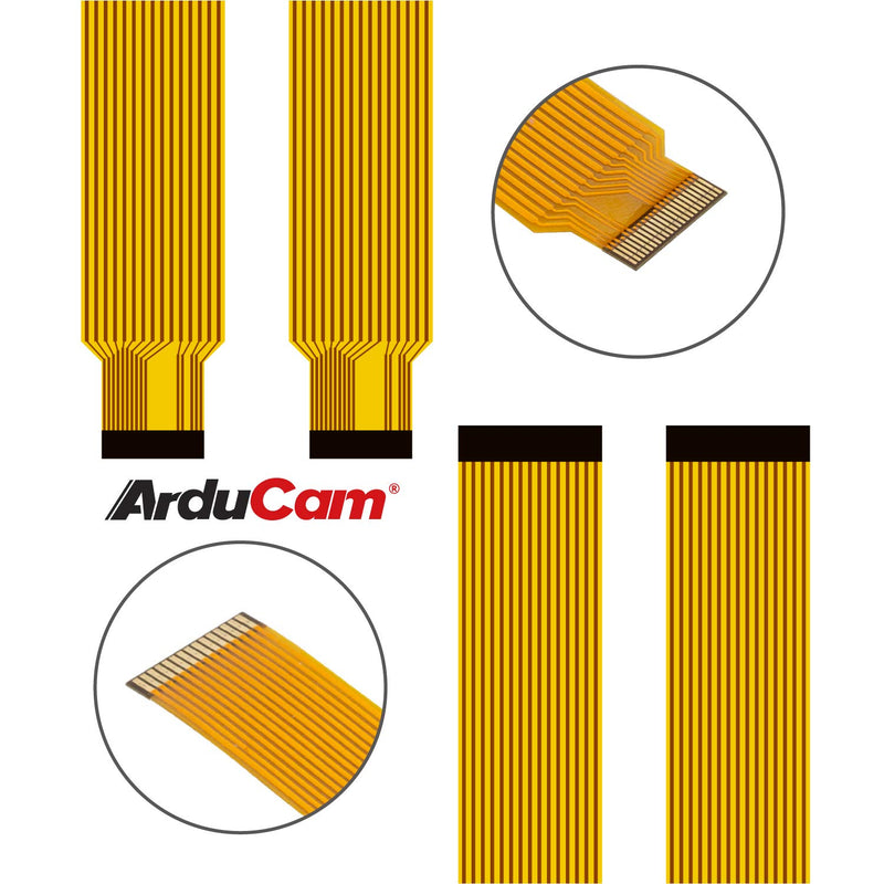 Arducam for Raspberry Pi Zero Camera Cable Set, 2 Pack 11.8" (30cm) Ribbon Flex Extension Cables for Pi Zero&W 2 pack 11.8inch