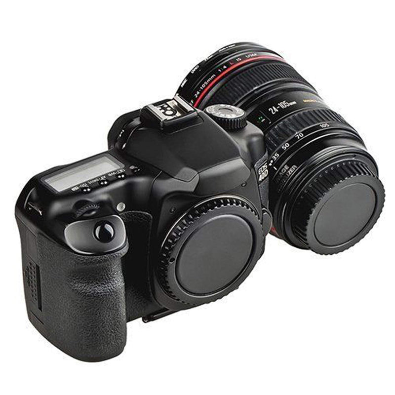 ( 2 Packs) Fotasy Rear Lens Cover Camera Body Cap for Canon EOS DSLR Camera Lenses, Canon EF/ Efs Lens Rear Cap Body Cap