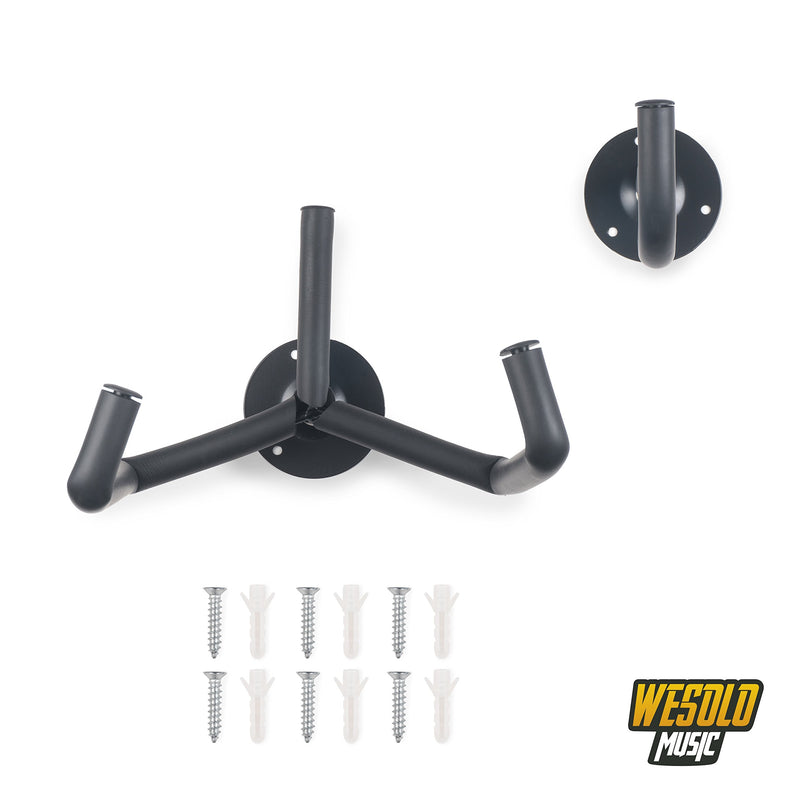 Guitar Wall Mount Slatwall Horizontal Guitar Wall Hanger Holder Bass Rack Hook