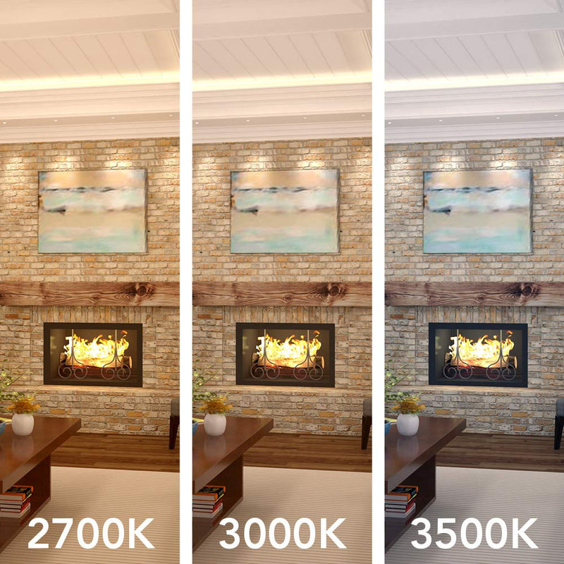 Lithonia Lighting WF4 27K30K35K 90CRI MB M6 LED Color Temperature Selectable Ultra Thin Recessed Downlight, 2700K | 3000K | 3500K, Black 2700K 3000K 3500K 90CRI Round