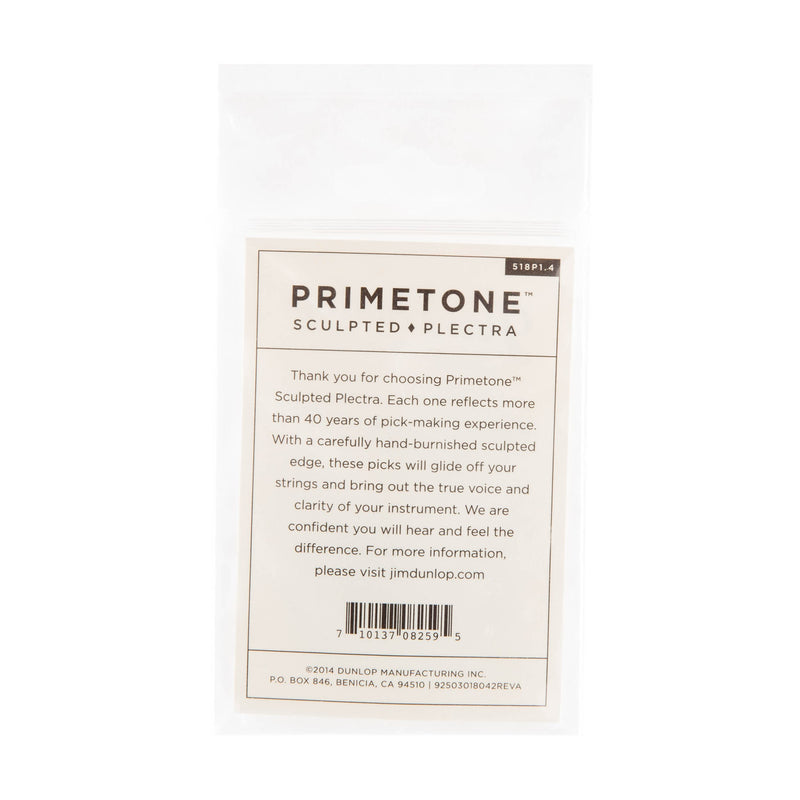 Dunlop Primetone Jazz III 1.4mm Sculpted Plectra (Grip) - 3 Pack 1.4mm | Grip