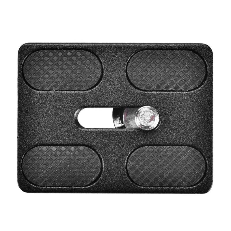 V BESTLIFE Aluminum Alloy Quick Release Plate with 1/4inch Screw Mount for Arca Benro Monopod Tripod Ball Head SLR Camera, Black(PU50) PU50