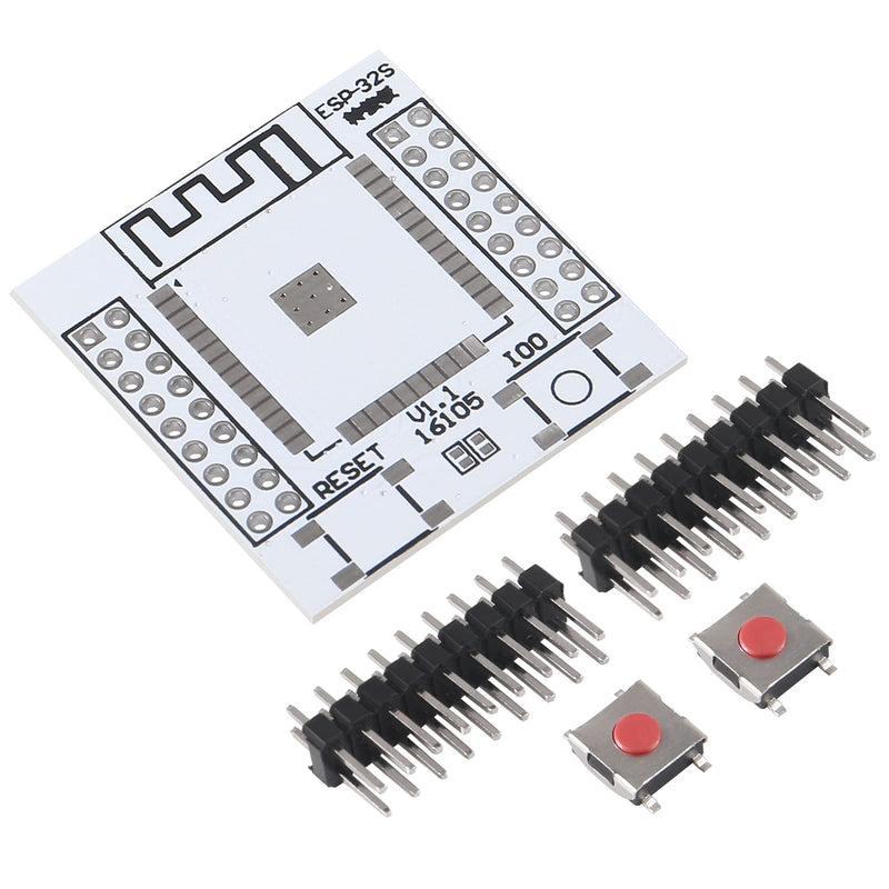 DORHEA 4PCS ESP32 Module, 2PCS ESP-32S Matching Adapter Board WiFi Bluetooth Module ESP-WROOM-32 Module + 2PCS ESP-WROOM-32D ESP32 Module