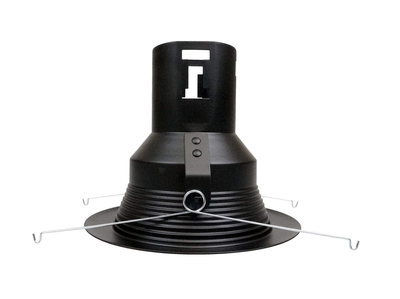 NICOR Lighting 5 inch Black Recessed Baffle Trim (15511BK)
