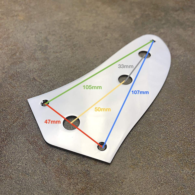 Control Plate - Jaguar Style, Master, Chrome