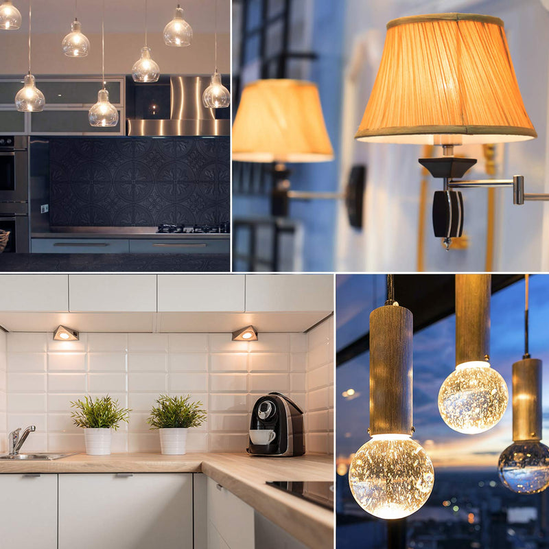 Luxrite G9 LED Bulb, 50W Equivalent, 550 Lumens, 2700K Warm White, Dimmable, 5W T4 Bulb, G9 Base - Chandelier Lighting, Sconce, Under Cabinet, Ceiling Fan, and Accent Lighting (10 Pack) 2700K (Warm White)
