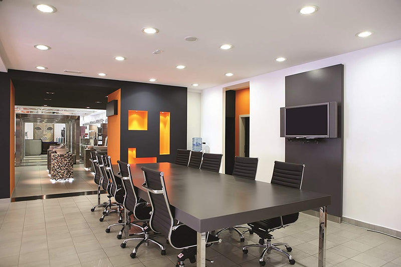 Lithonia Lighting WF4 27K30K35K 90CRI MB M6 LED Color Temperature Selectable Ultra Thin Recessed Downlight, 2700K | 3000K | 3500K, Black 2700K 3000K 3500K 90CRI Round