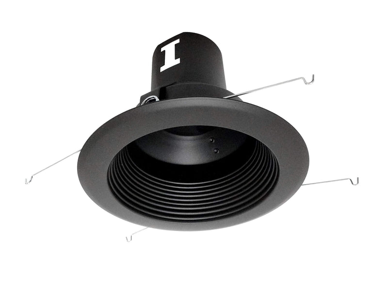 NICOR Lighting 5 inch Black Recessed Baffle Trim (15511BK)