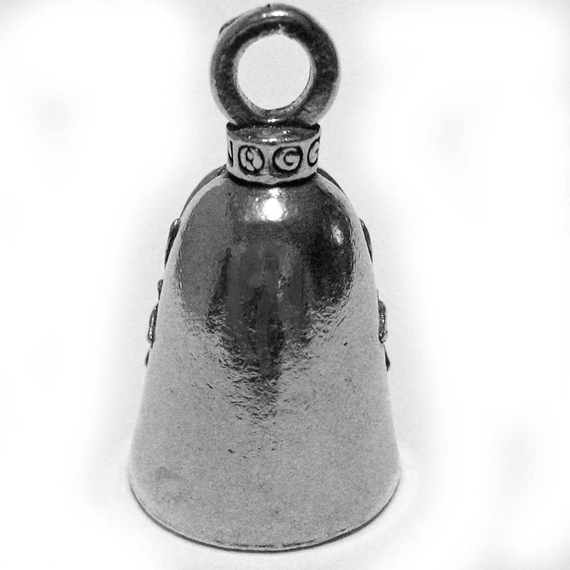 Guardian® Sugar Skull Flowers of Death Motorcycle Biker Luck Gremlin Riding Bell