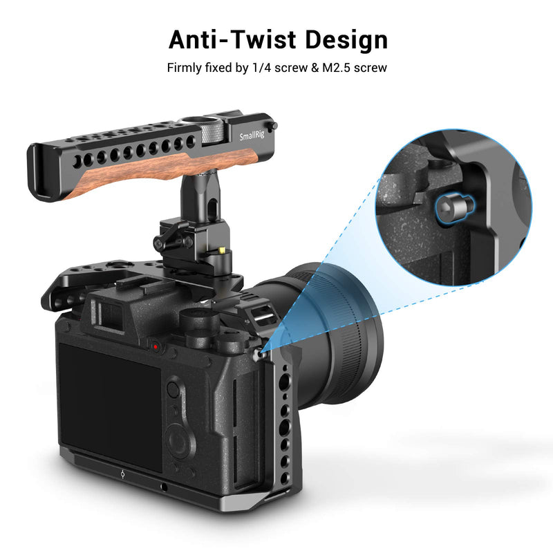 SMALLRIG A7R IV Camera Cage for Sony Alpha A7R IV with Cold Shoe Mount and NATO Rail - CCS2416