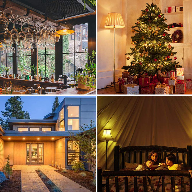 60W Equivalent A19 LED Light Bulb, Soft White 2700K, E26 Standard Base, UL Listed, Non-Dimmable LED Light Bulb, 15000 Hrs, 4 Pack