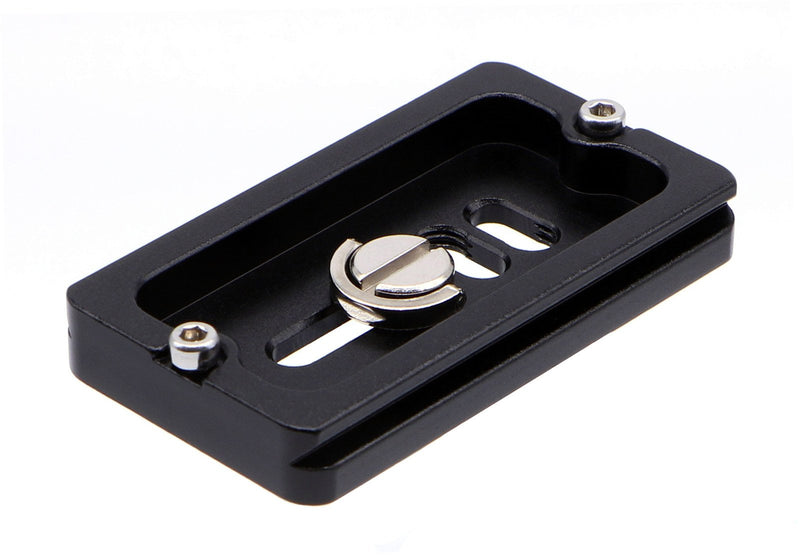 HITHUT PU-70 70mm Universal Quick Release QR Plate with D-Ring Screw for Tripod Monopod Ball Head DSLR Camera, Arca-Swiss Compatible