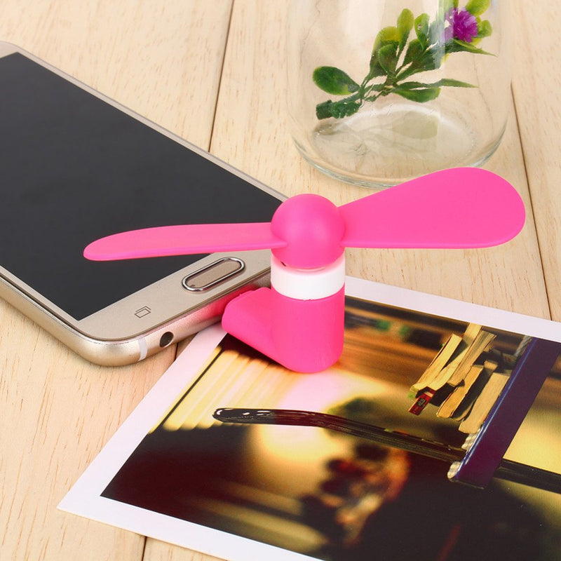 EX ELECTRONIX EXPRESS 6-Pack Portable Electric MicroUSB Fans for Smartphones and Tablets - Micro USB