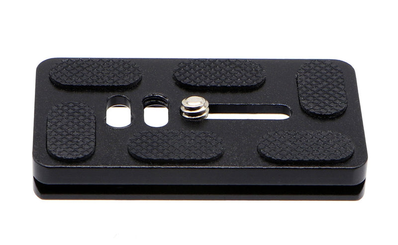 HITHUT PU-70 70mm Universal Quick Release QR Plate with D-Ring Screw for Tripod Monopod Ball Head DSLR Camera, Arca-Swiss Compatible