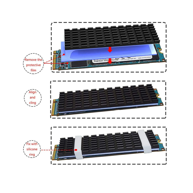 M.2 Screw,HFEIX SSD Mounting Kit with Screwdriver for ASUS Motherboard or ASRock Board NVMe PCIe Driver (7 pcs) 7 pcs
