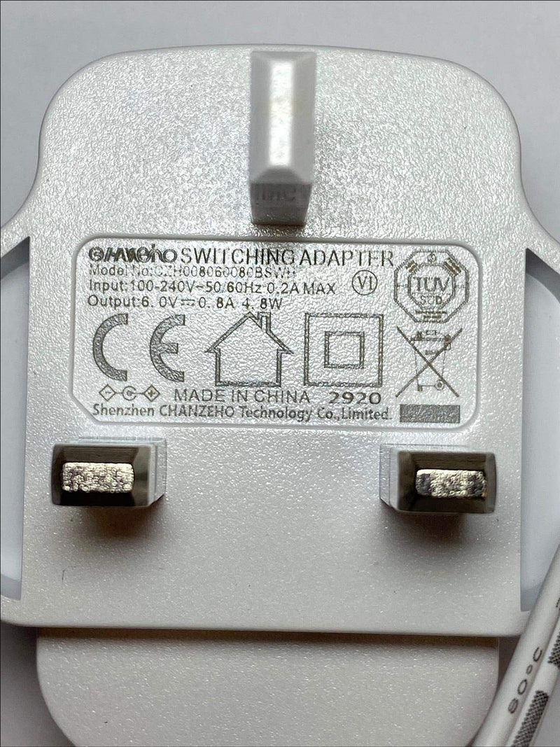 Replacement White 6V AC-DC Adapter Charger for MBP36S Baby Monitor Parents Unit