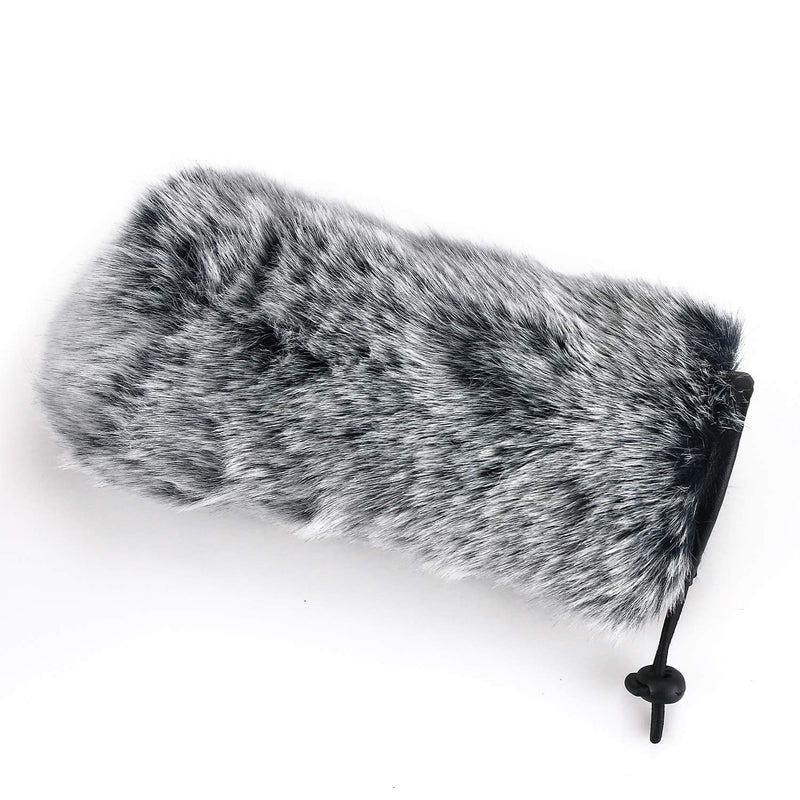 YOUSHARES Microphone Deadcat Windscreen - Outdoor Wind Shield Mic Windshield Muff Fur Custom Fit for Rode VideoMic GO Camera Microphone Fur Windscreen