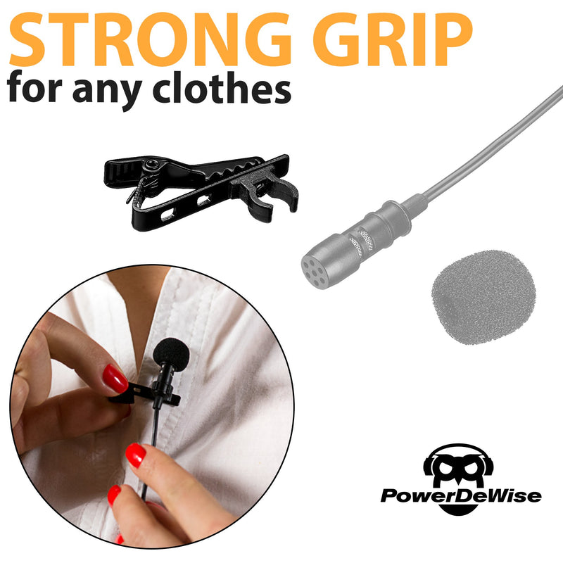 Replacement Clip for Lavalier Lapel Microphone