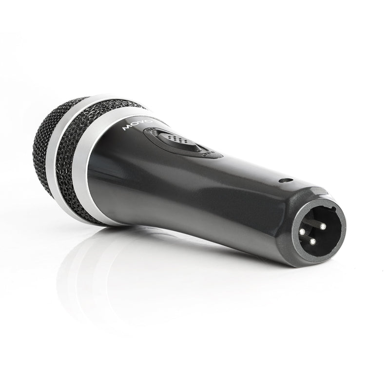 Movo MV-M1 Dynamic XLR Cardioid Handheld Vocal Microphone for Performances, Instruments, & Live Recording