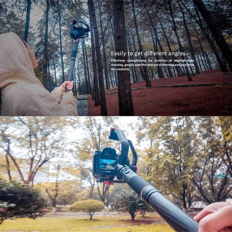 FeiyuTech Newest Handheld Gimbal Pole Carbon Extension Bar for G6 G6 Plus G5GS WG2X AK2000 AK2000S AK4000 Gimbal Stabilizer