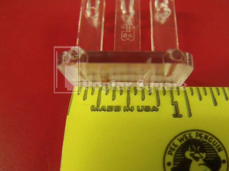 Clear Plastic False Front Clips #1931CL (4 Clips) 4 Clips