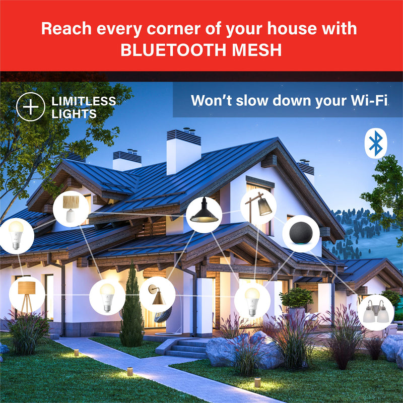 Sengled Smart Light Bulbs, Alexa Light Bulb Bluetooth Mesh, Smart Bulbs That Work with Alexa Only, A19 Dimmable LED Bulb E26, 60W Equivalent Soft White 800LM, Certified for Humans Device, 2 Pack