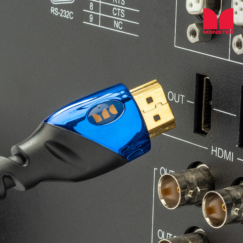 Monster Ultra High-Speed 8K Cobalt HDMI 2.1 Cable at 48 Gbps 6 ft