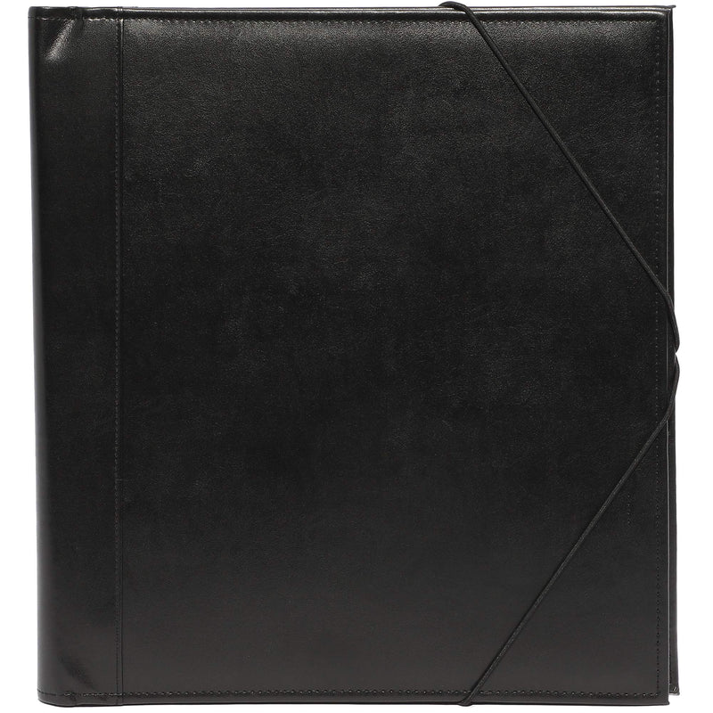 Music Sheet Folder with Elastic Band (12.6 x 13.7 in, Black)