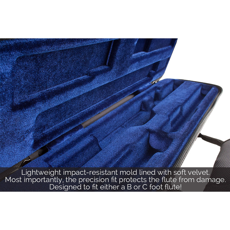 Protec PB308  Flute Slimline PRO PAC Case,  Black