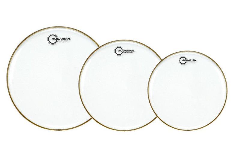 Aquarian Drumheads CC-A Classic ClearTom Pack 10, 12, 14-inch